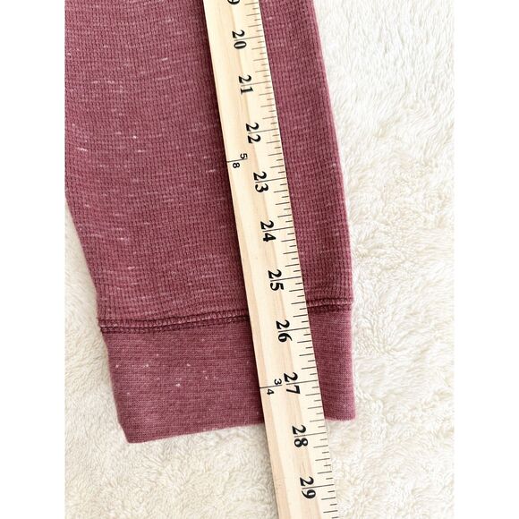 Sonoma Henley Shirt Mens XXL Burgundy Long Sleeve 3-Button Thermal Plus Size - Picture 6 of 6